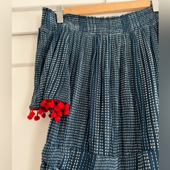 [Anthropologie] Pommed Off the Shoulder Romper - Picture 6 of 11